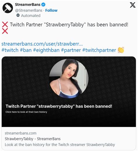 strawberry tabby|strawberry tabby banned stream.